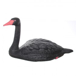 Фигура садовая плавающая "Лебедь черный"