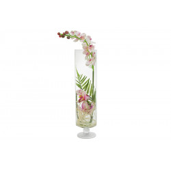 Декор. цветы "Орхидея св.розовая" в вазе